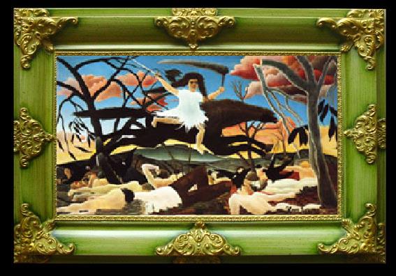 framed  Henri Rousseau War(Cavalcade of Discord), Ta119-2